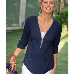 COPY - Soft Surroundings Soft Surroundings Valentina Zip XL